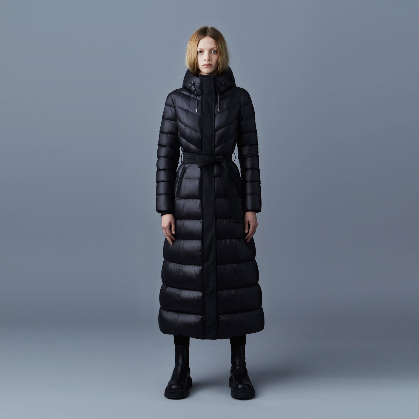 - Calina Long Coat - Black