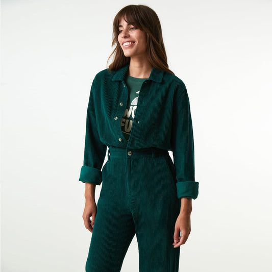 - Orelie Cord Overall - Forest