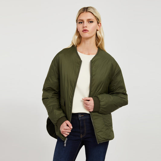- Quilted Jacket - Military Green