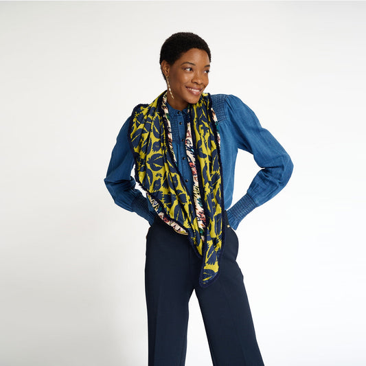 - Double Crafts Shawl - Ecru