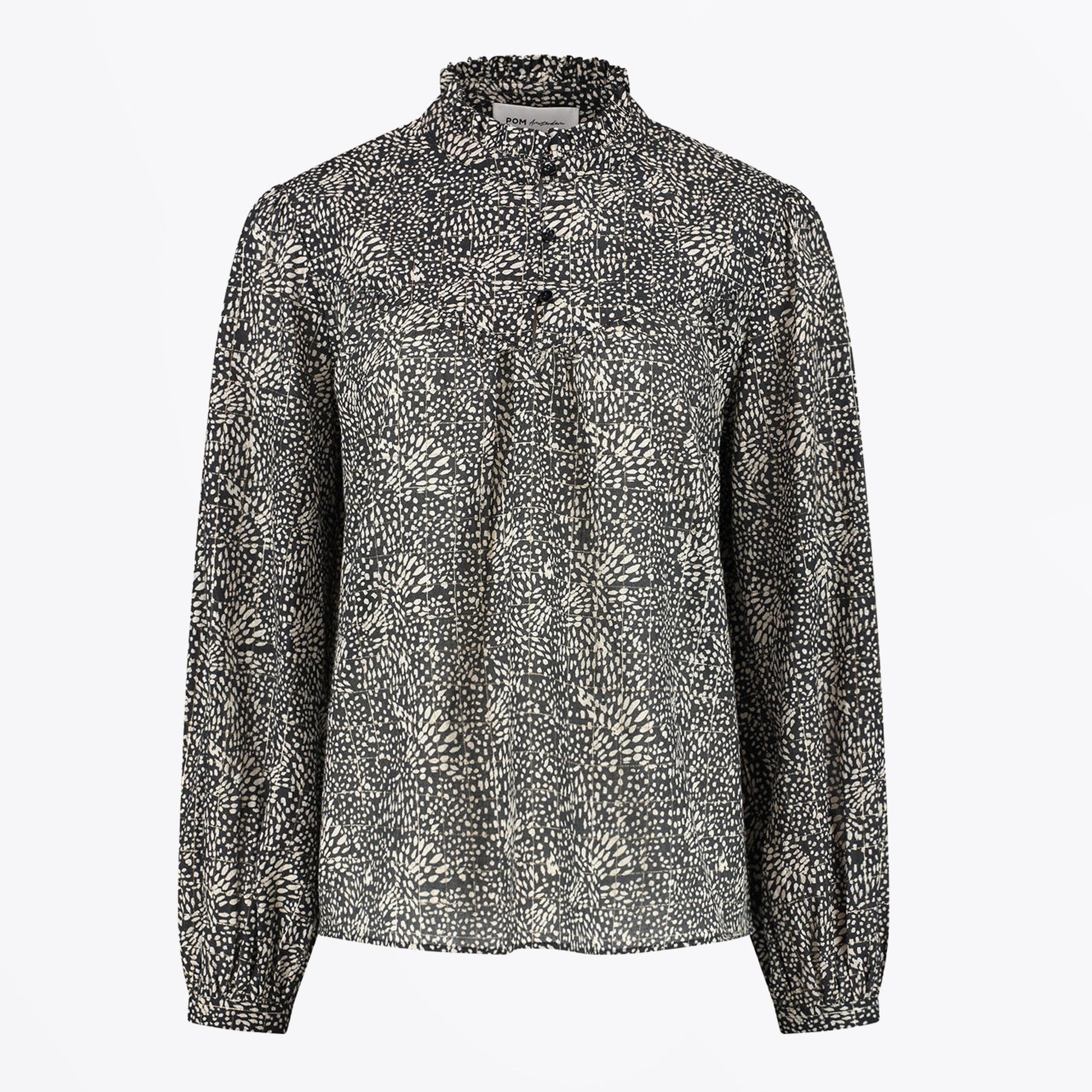 Pom Flowy Twinkles Blouse - Black