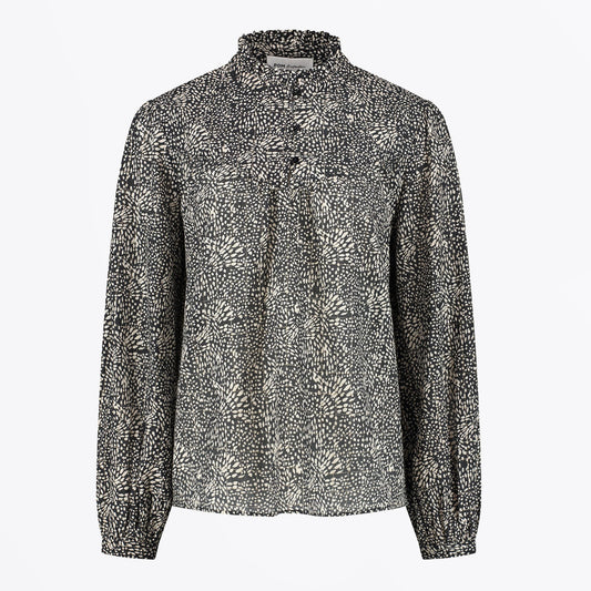 Flowy Twinkles Blouse - Black