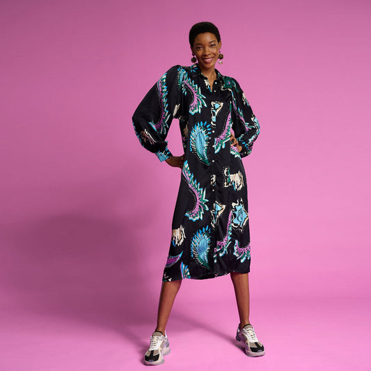 - Tides Deep Dress - Black