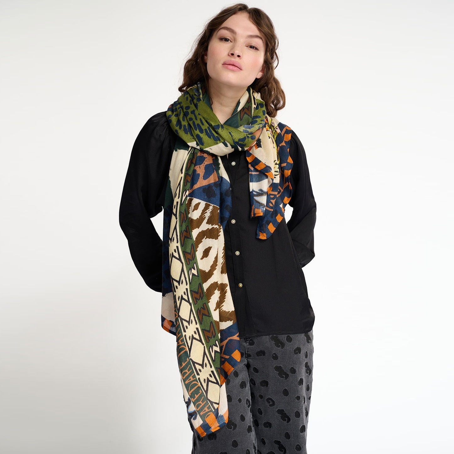 - Electric Tribal Shawl - Multi