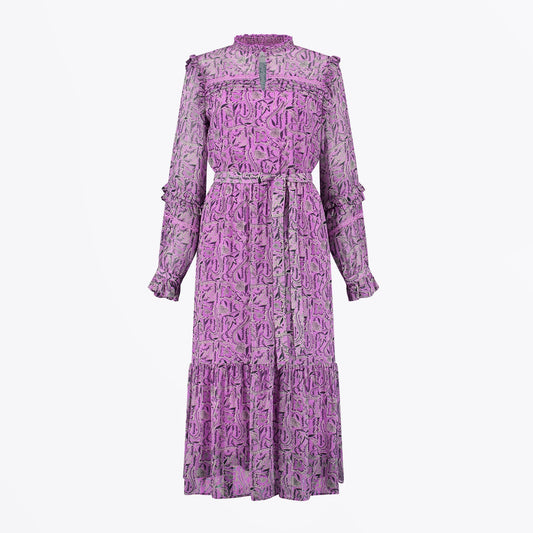 Flows Mauve Dress - Pink