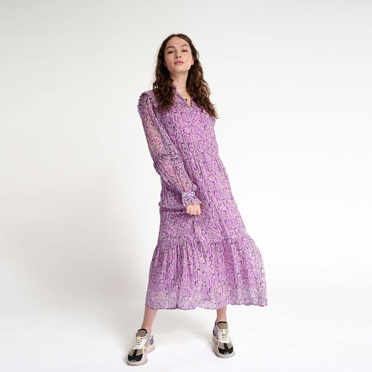 Flows Mauve Dress - Pink