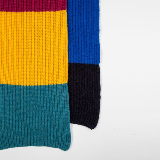 - Swirl Stripe Scarf - Multi