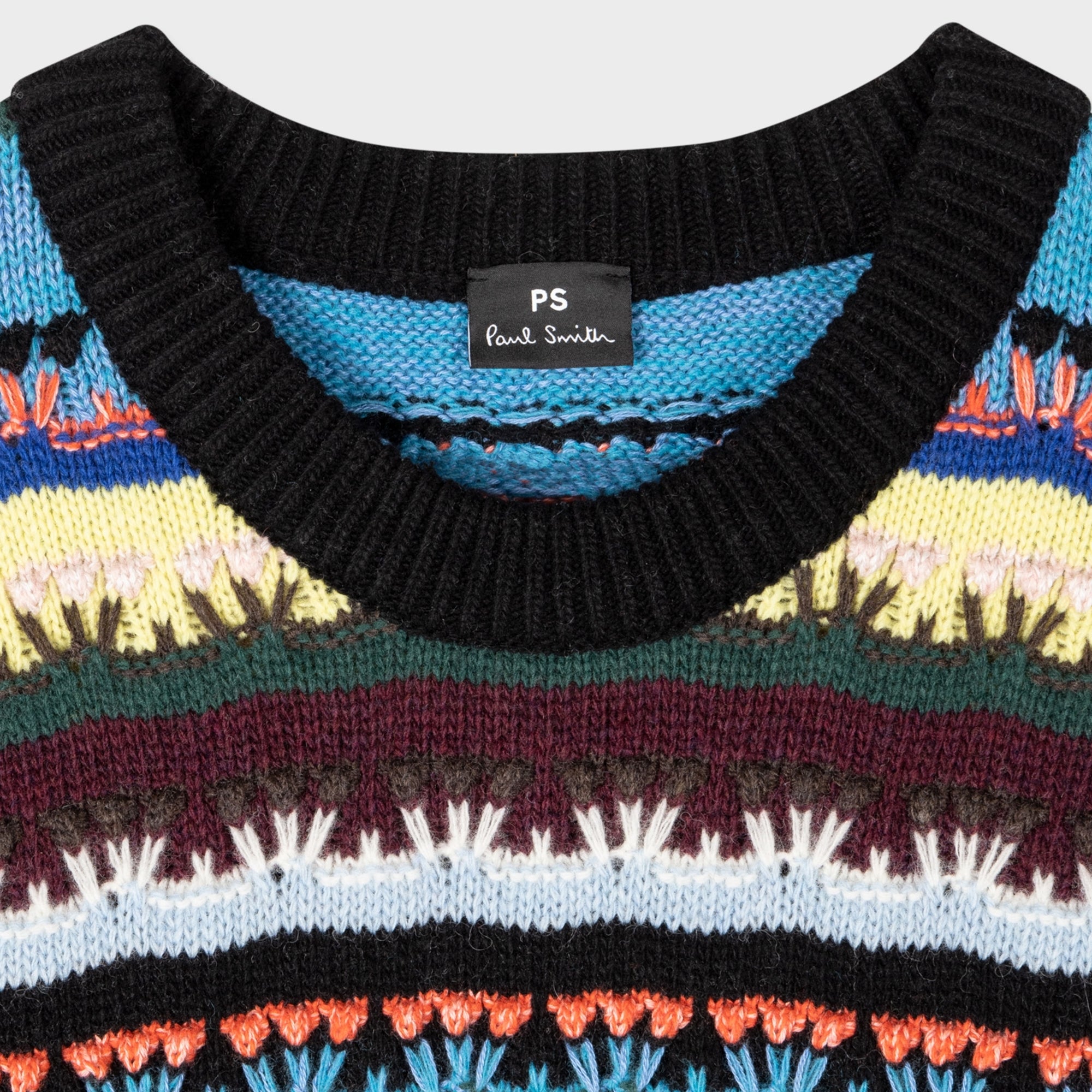 Paul Smith - - Wool Blend Fair isle Knitted Sweater - Multicolour