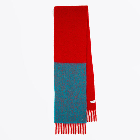 - Two Tone Scarf - Red