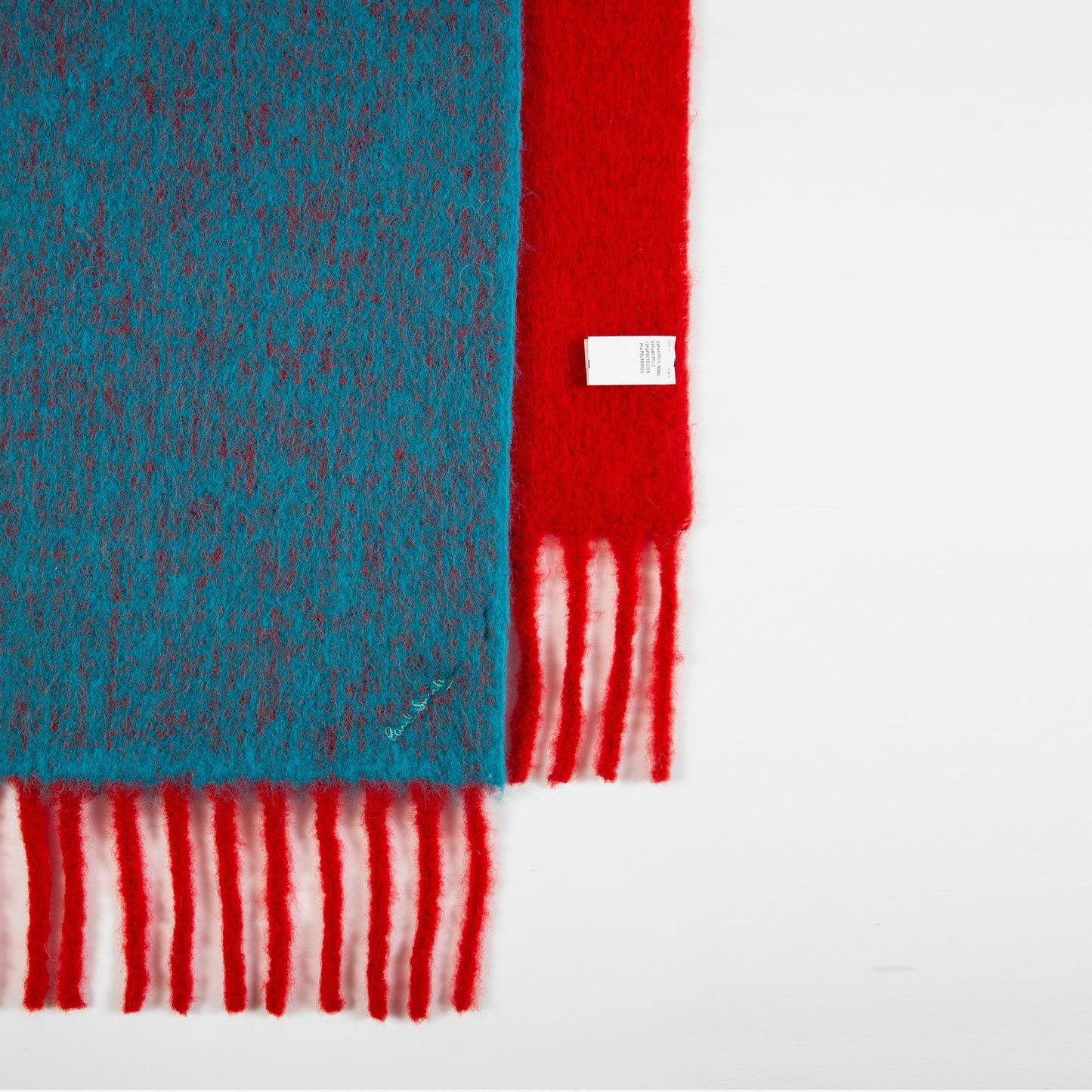 - Two Tone Scarf - Red