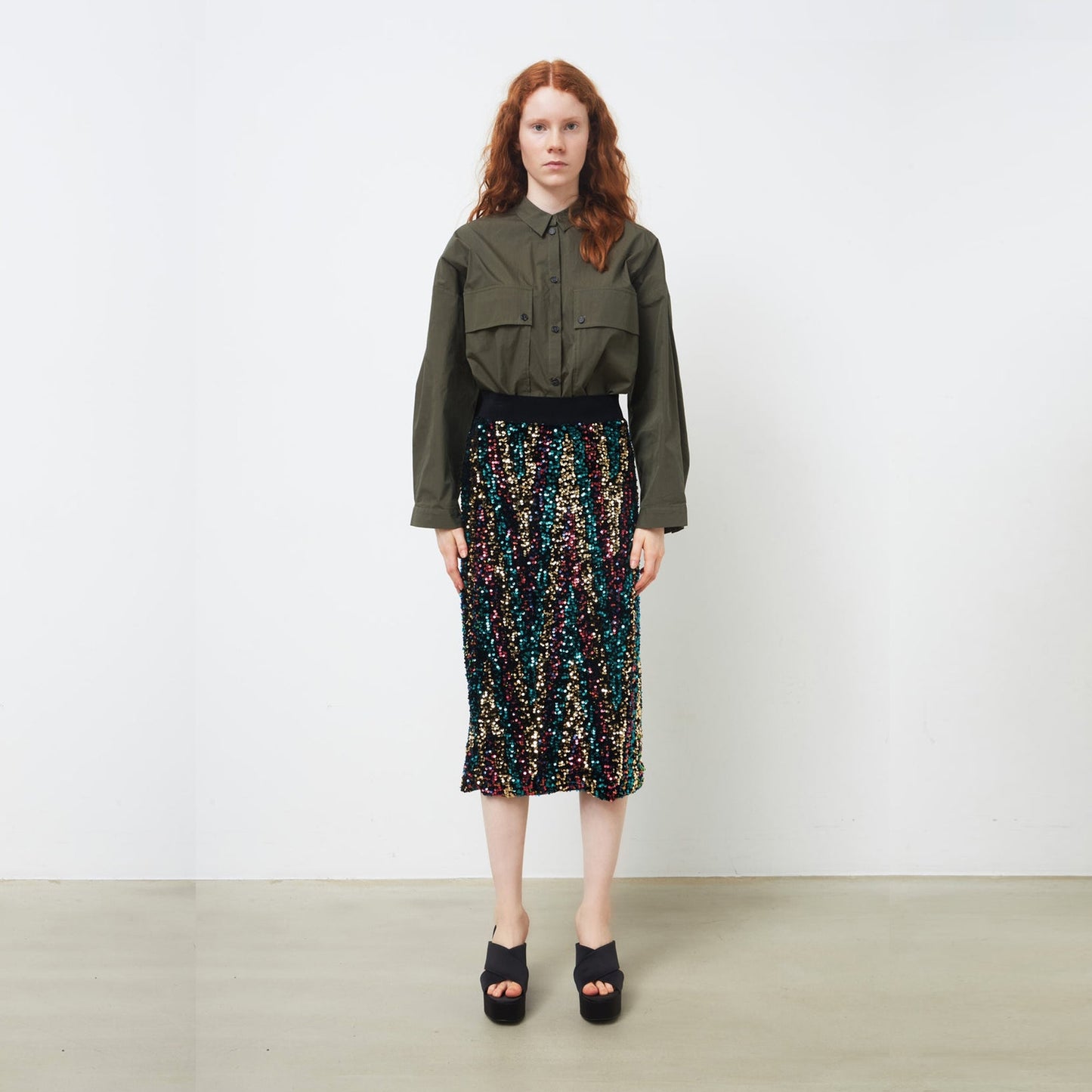 - Camma Skirt - Black Lightning