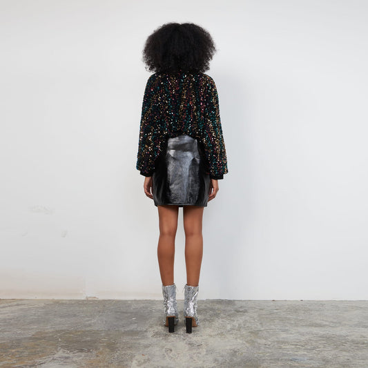 Kinda Blouse - Black Lightning
