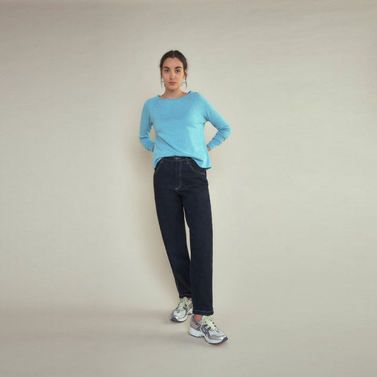 - Sonoma Long Sleeve Cotton Top - Vintage Dolphin