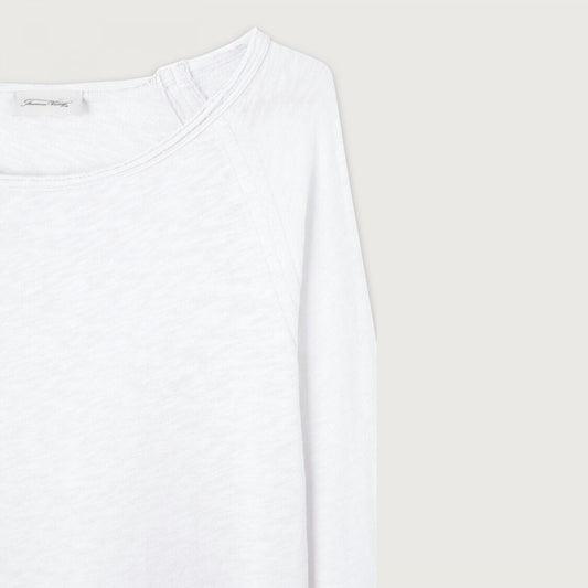 - Sonoma Long Sleeve Cotton Top - White