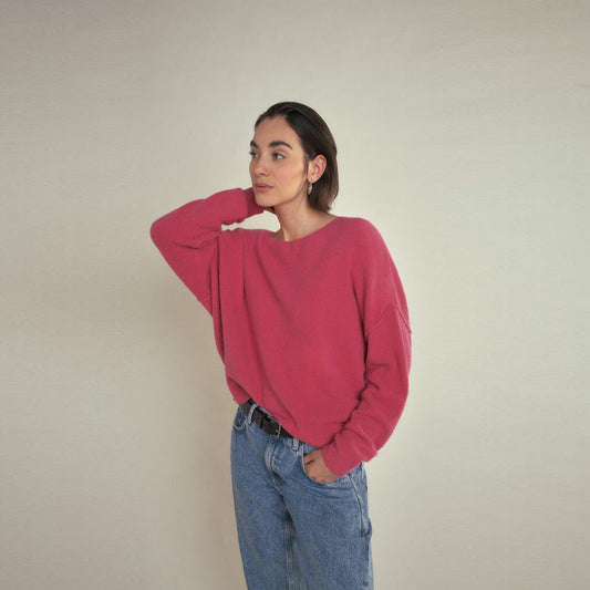 - Damsville Sweater - Magnolia Pink