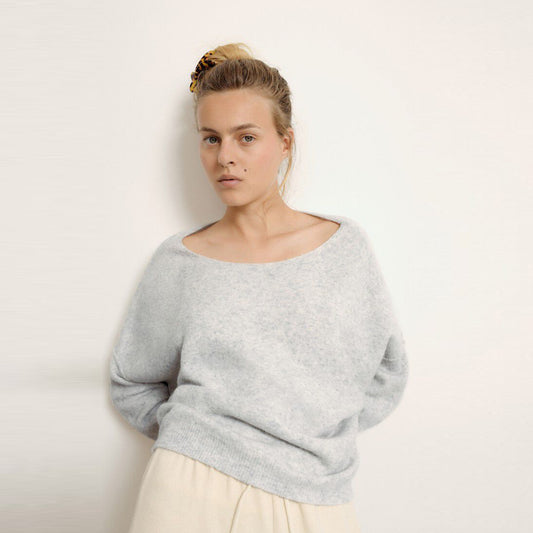 - Damsville Sweater - Heather Grey