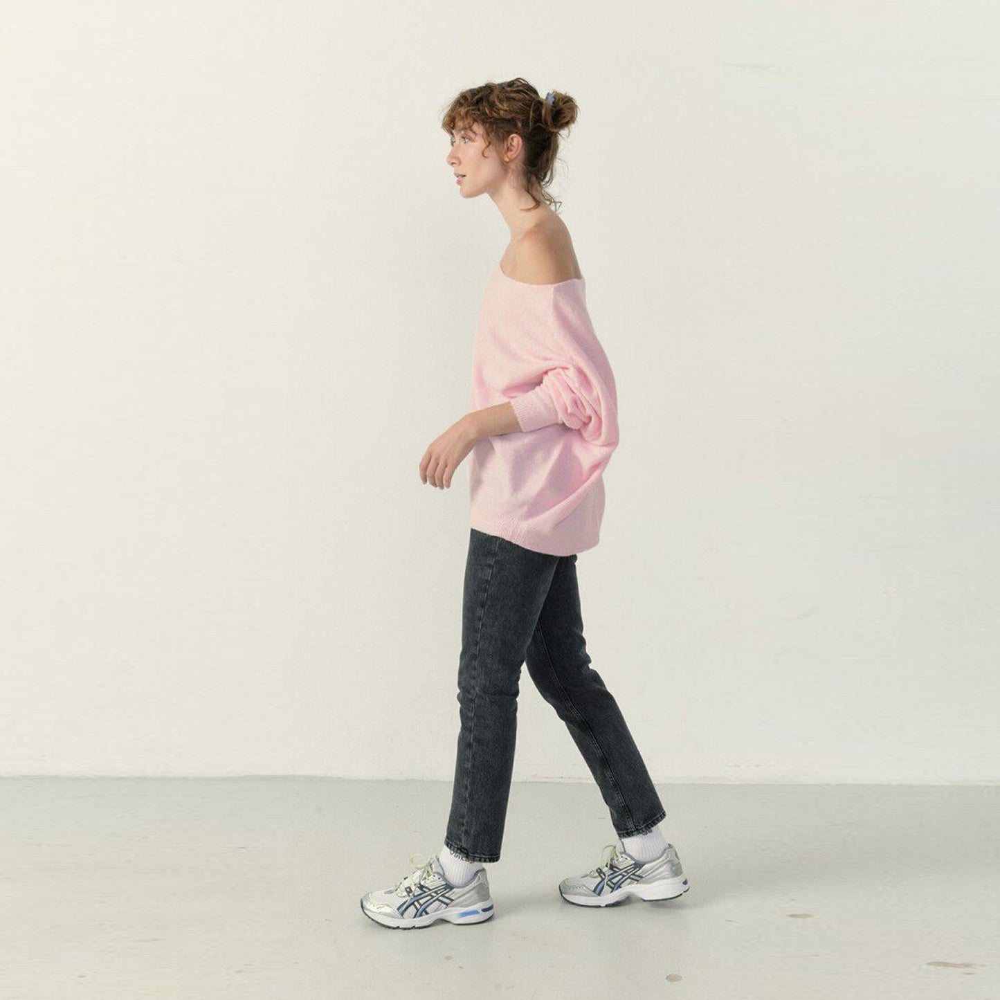 - Damsville Sweater - Sugared Almond Melange