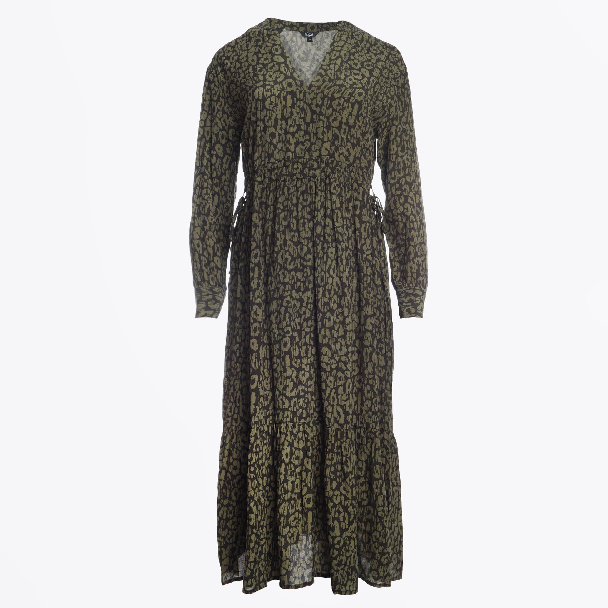 Rails Maple Dress - Olive Batik Cheetah