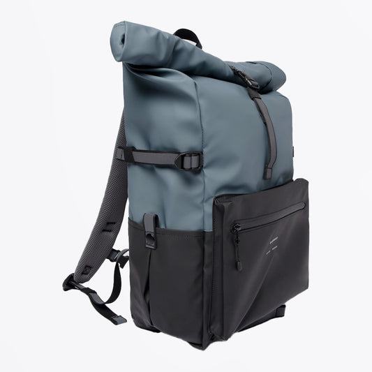 - Ruben 2.0 Backpack - Black and Steel Blue