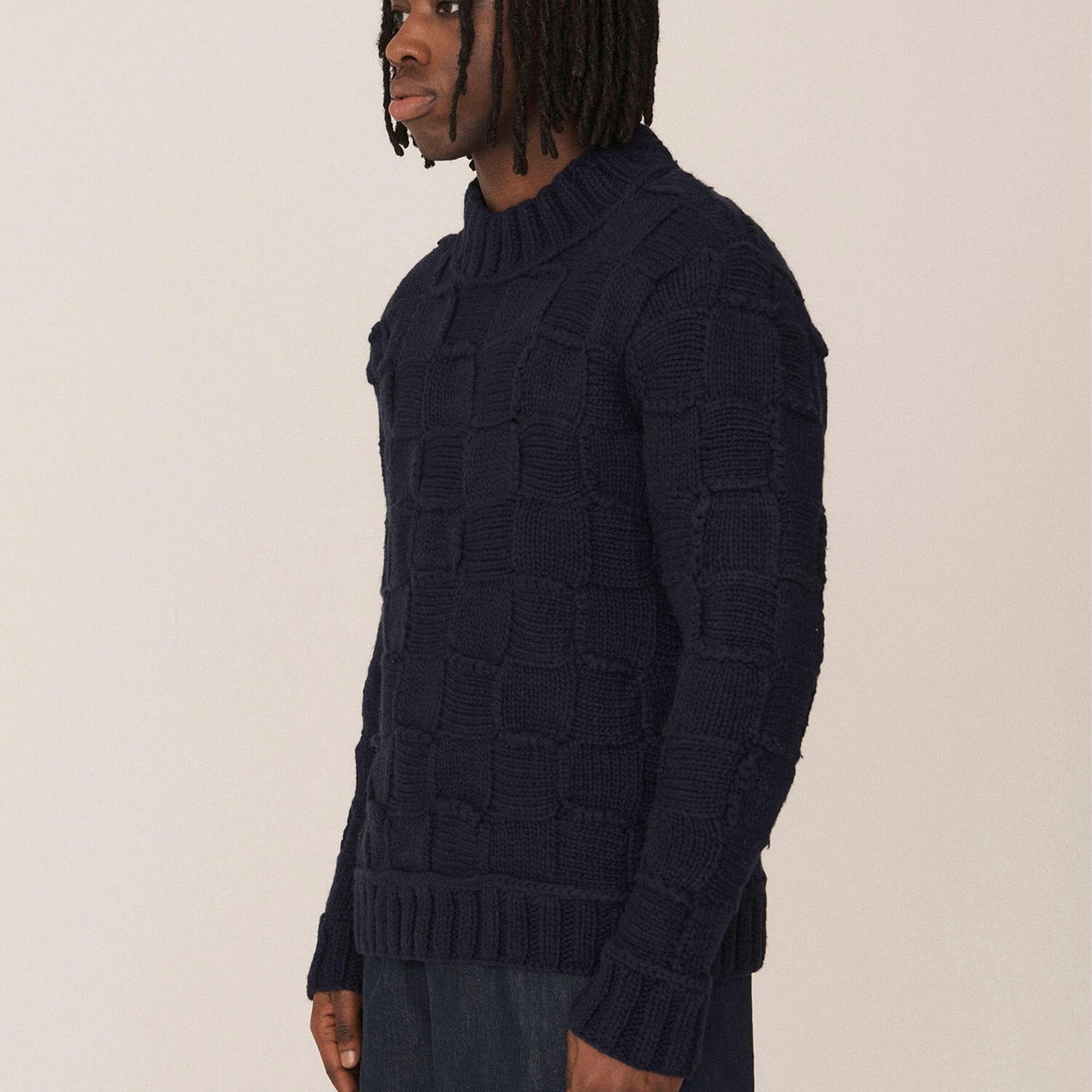 - Bluto Knit Jumper - Blue