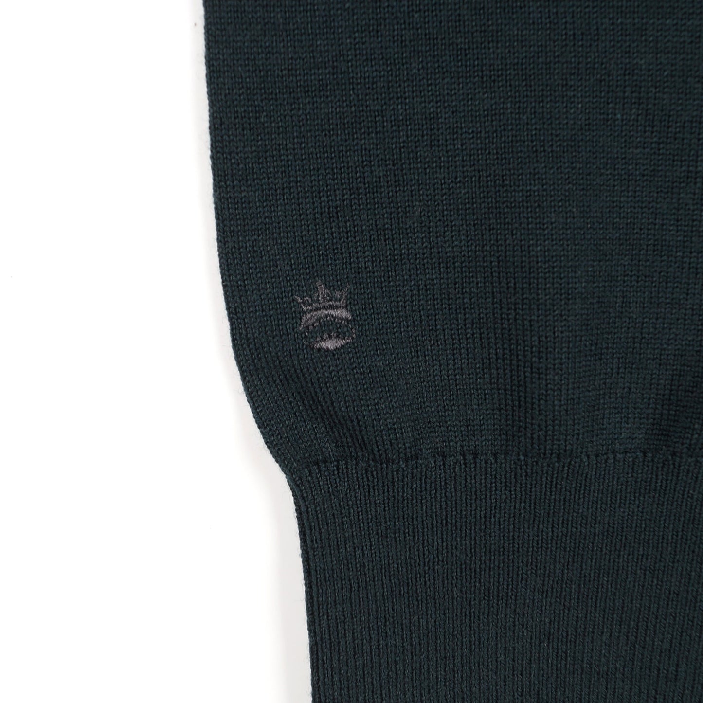 Merino Crew Neck Pullover - Dark Bottle
