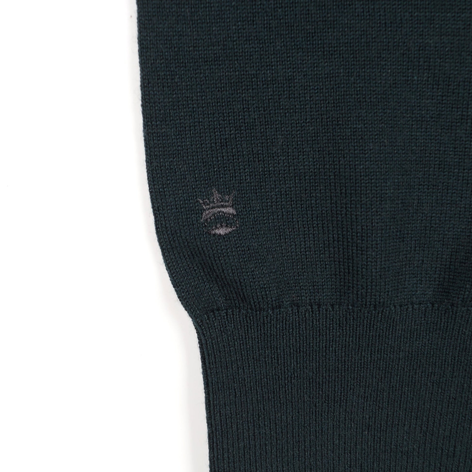 Thomas Merino Crew Neck Pullover - Dark Bottle