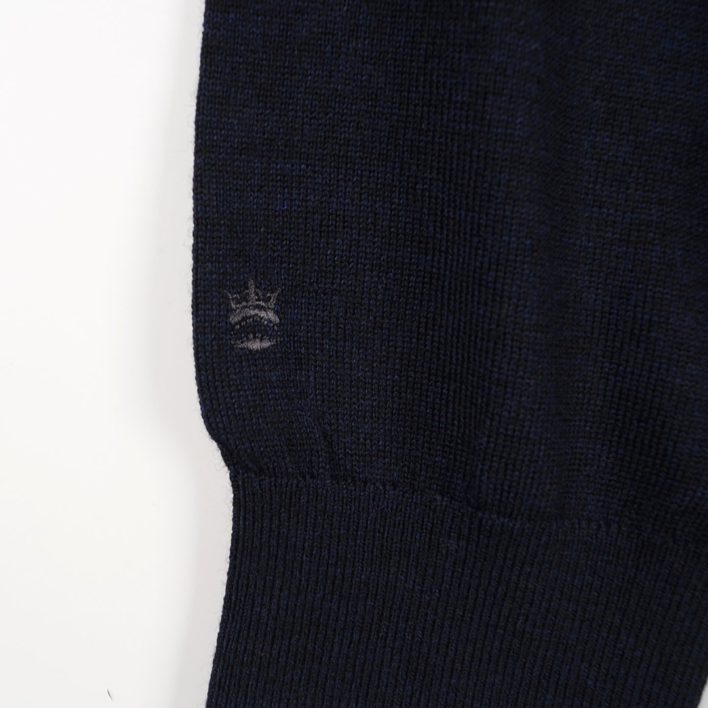 - Merino Crew Neck Pullover - Navy