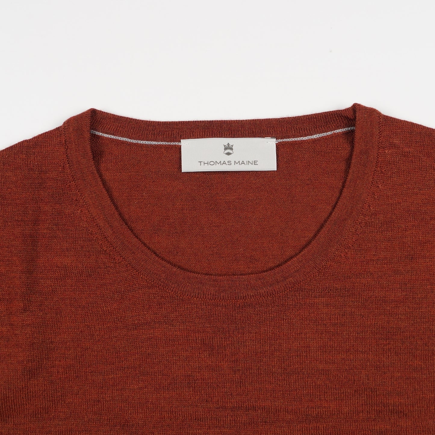 Merino Crew Neck Pullover - Jasper Melange
