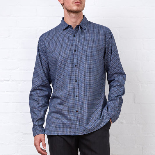 - Clerkenwell Tab Shirt - Colbeck Blue