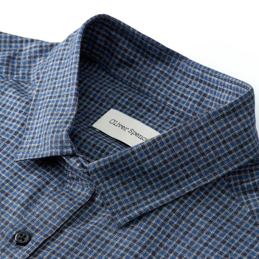 - Clerkenwell Tab Shirt - Colbeck Blue
