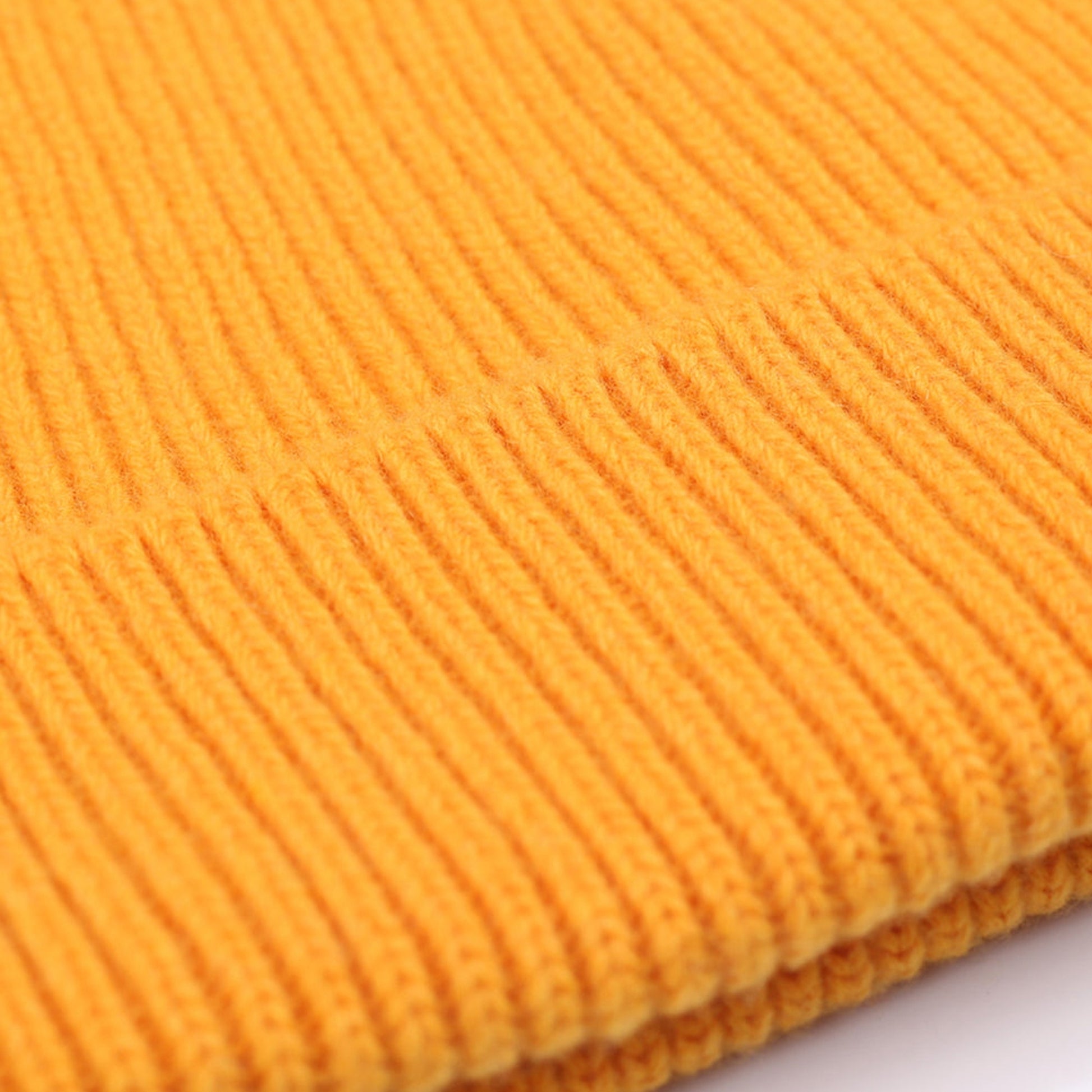 Colorful Merino Wool Beanie - Burned Yellow