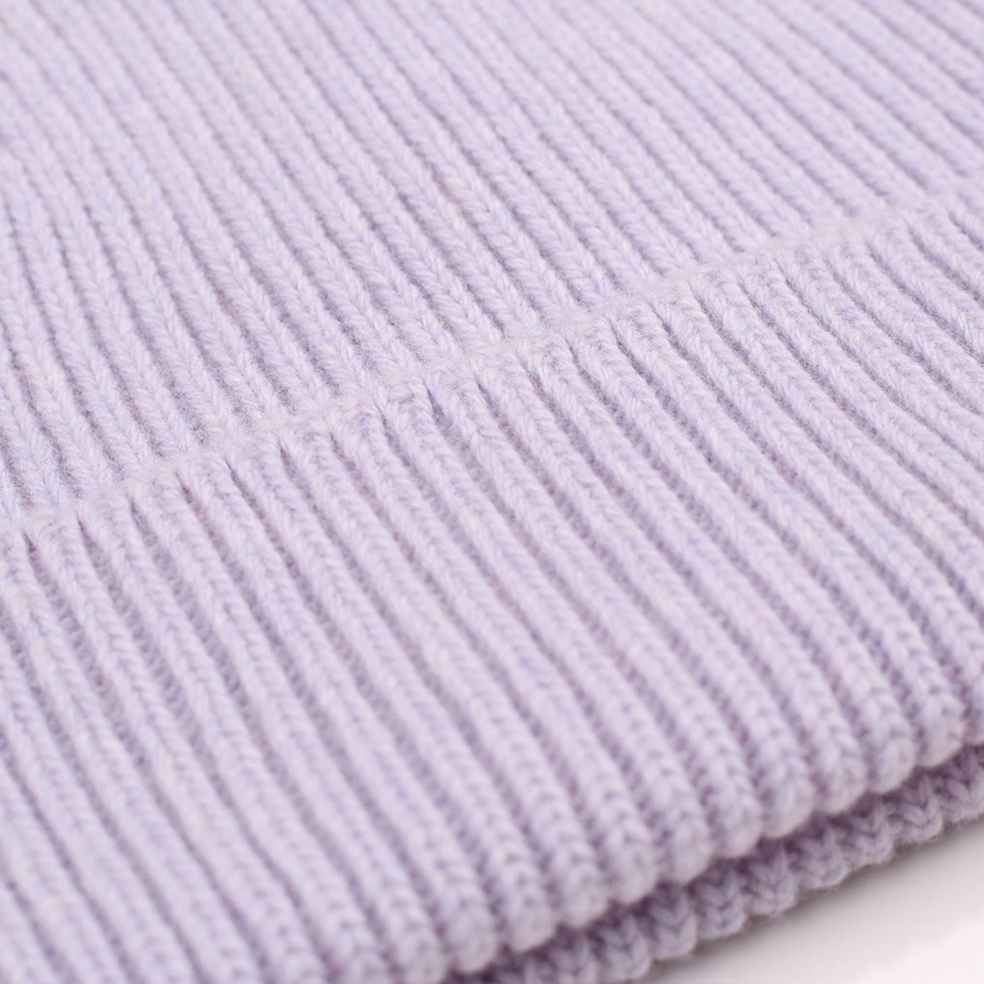 Colorful Merino Wool Beanie - Soft Lavender