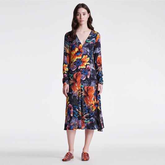 - Winter Hawaiian Dress - Multi