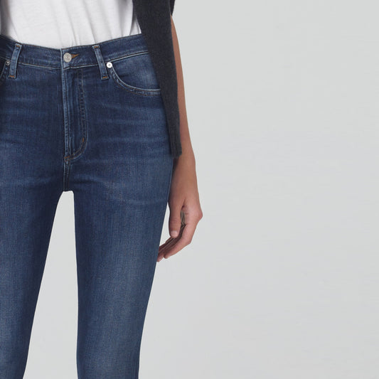 - Olivia High Rise Slim Leg Jeans- Morella