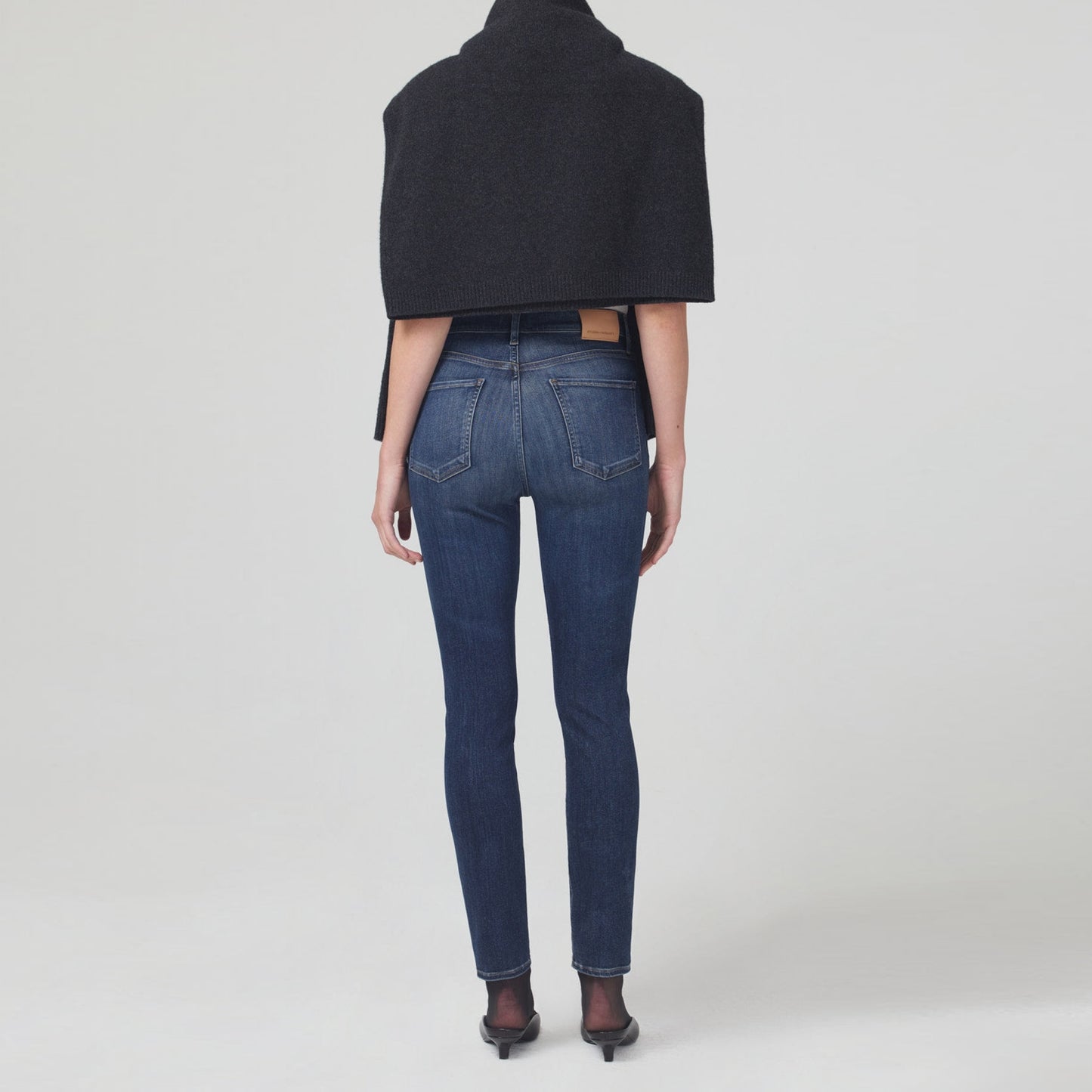 - Olivia High Rise Slim Leg Jeans- Morella