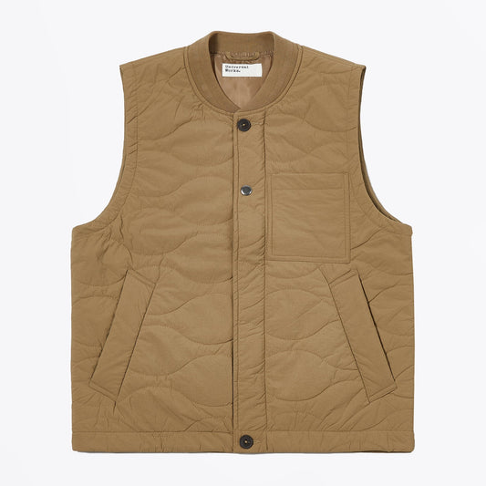- Recycled Nylon Carlton Gilet - Sand