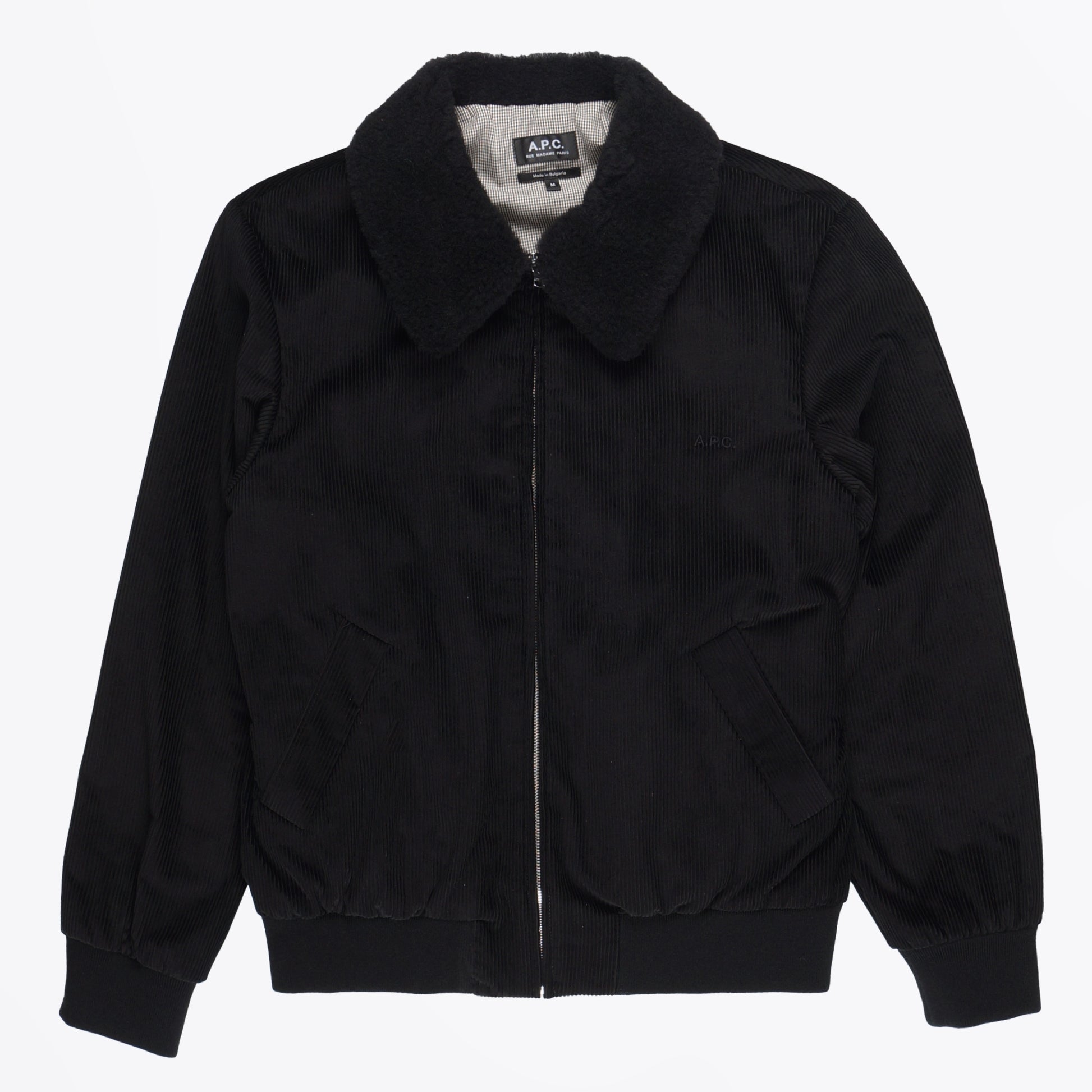 A.P.C. New Gilles Bomber Jacket - Black