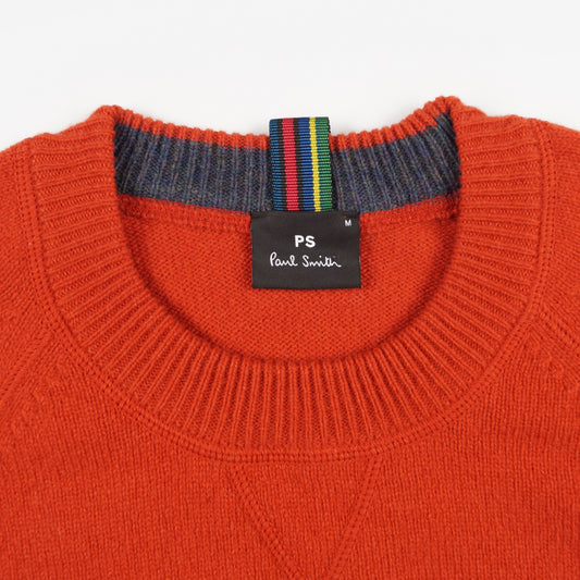 - Crew Neck Pullover - Dark Rust