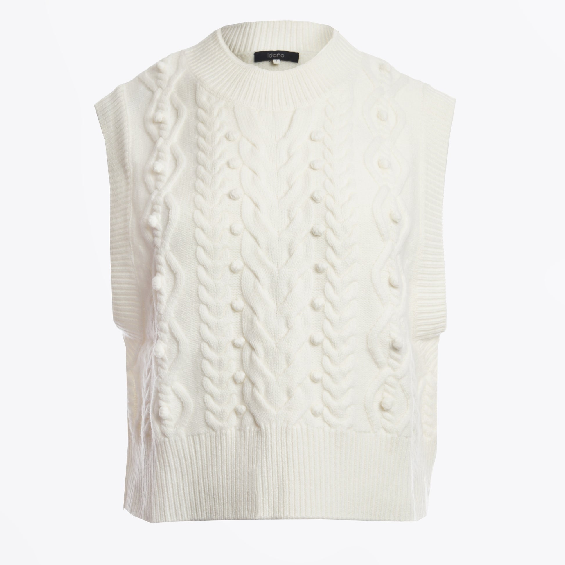 Idano Gypsie Sweater Vest - Ecru