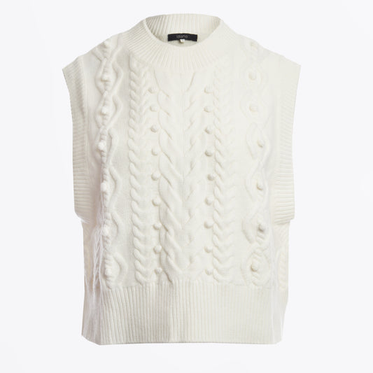Gypsie Sweater Vest - Ecru