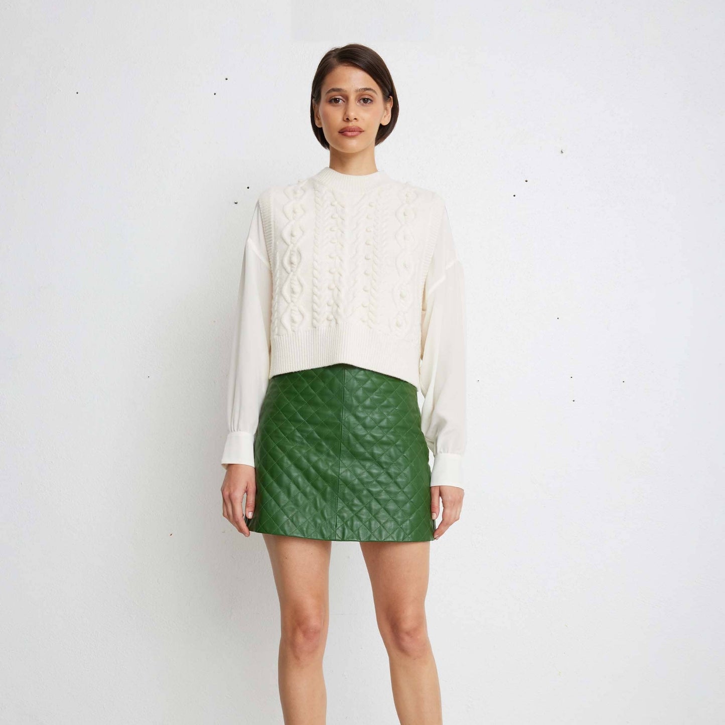 Gypsie Sweater Vest - Ecru