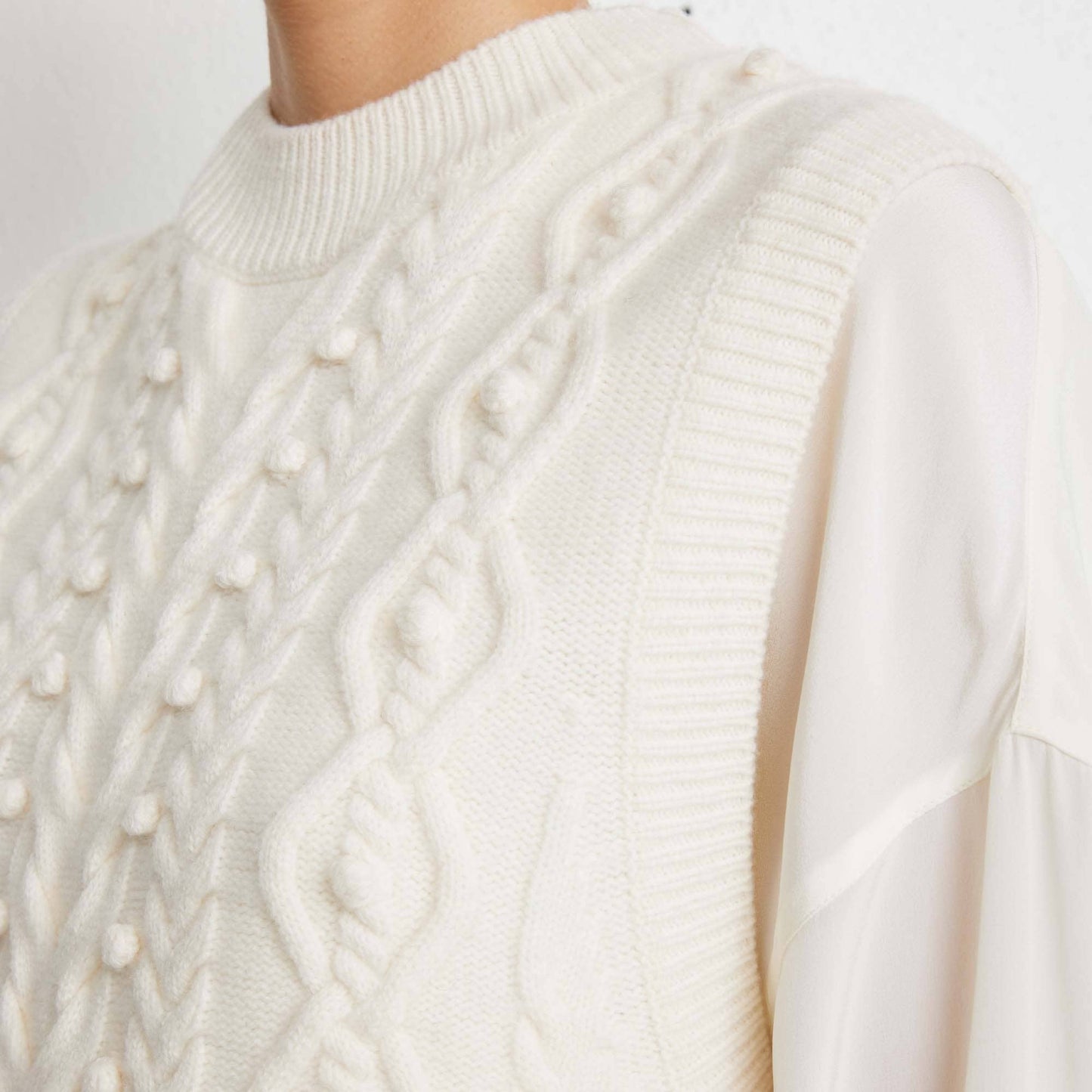 Gypsie Sweater Vest - Ecru