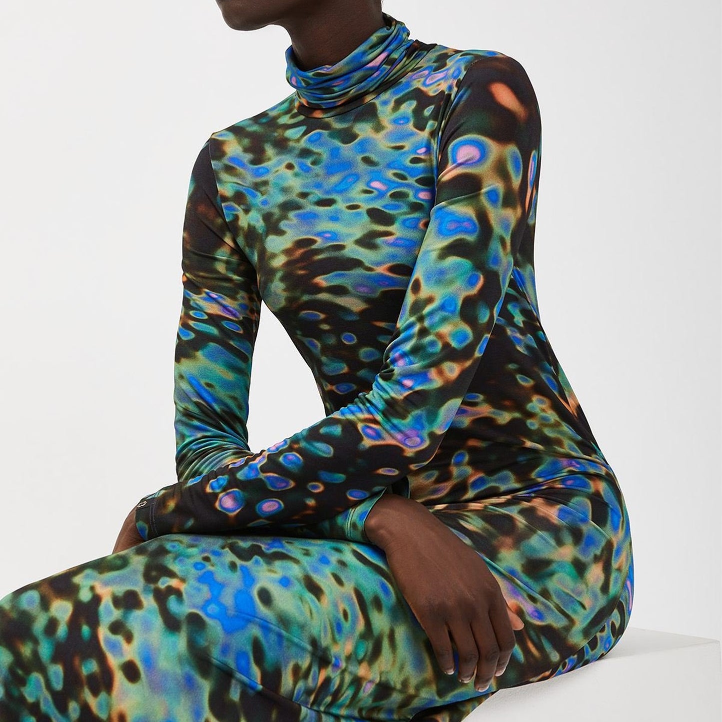 - Patterned Dress - Multi