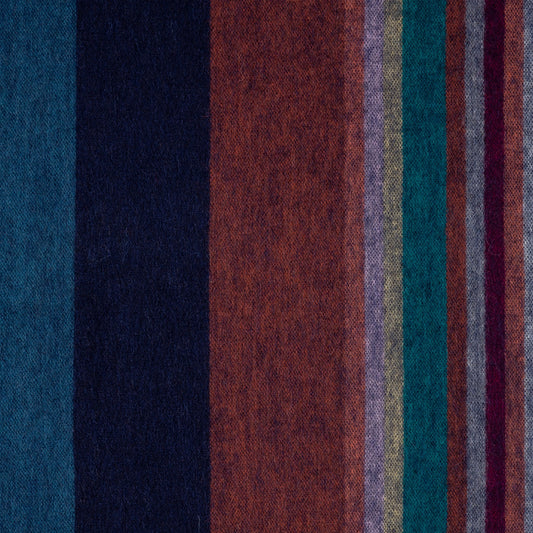 - Offset Stripe Scarf - Multi-Colour