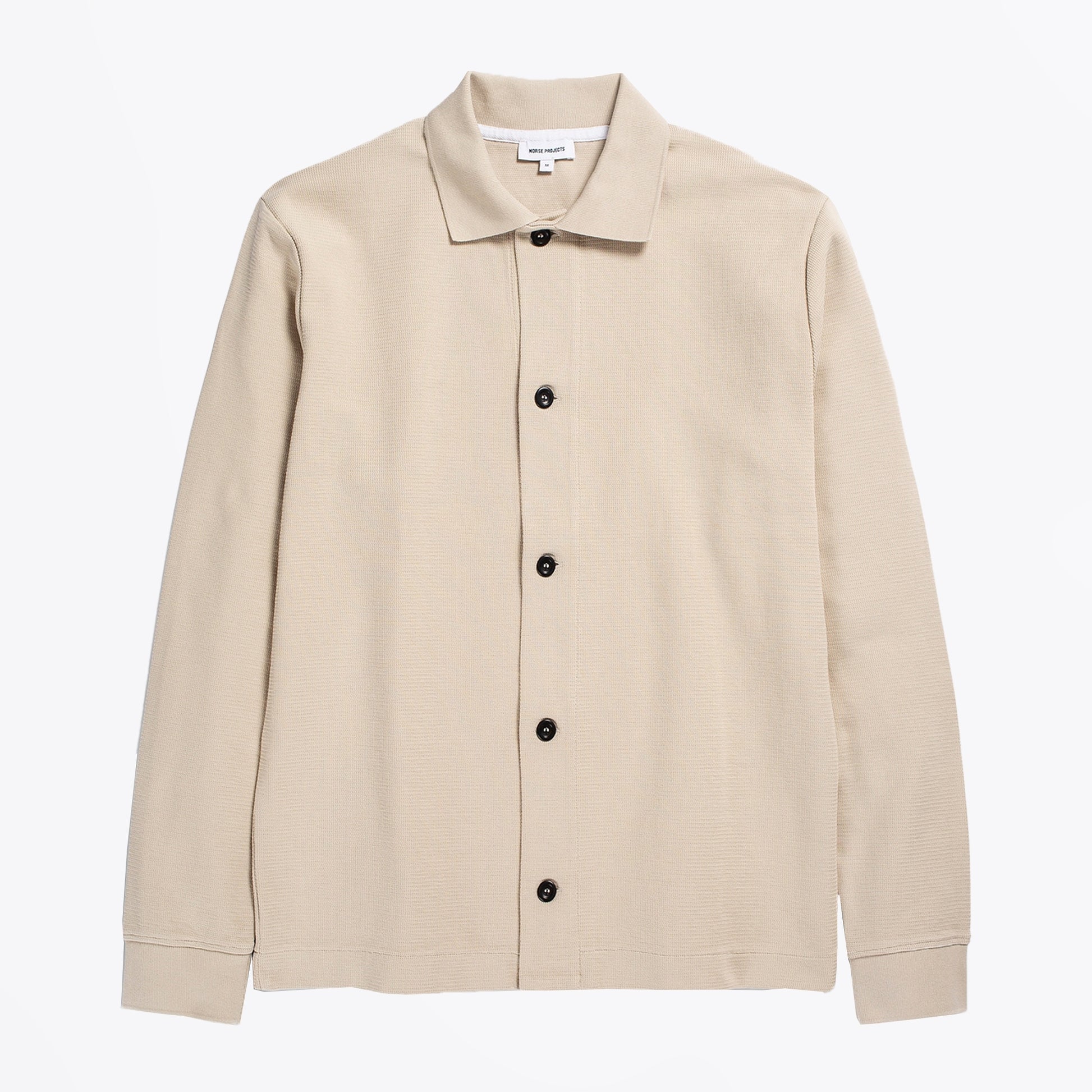Norse Jorn - Textured Overshirt - Oatmeal