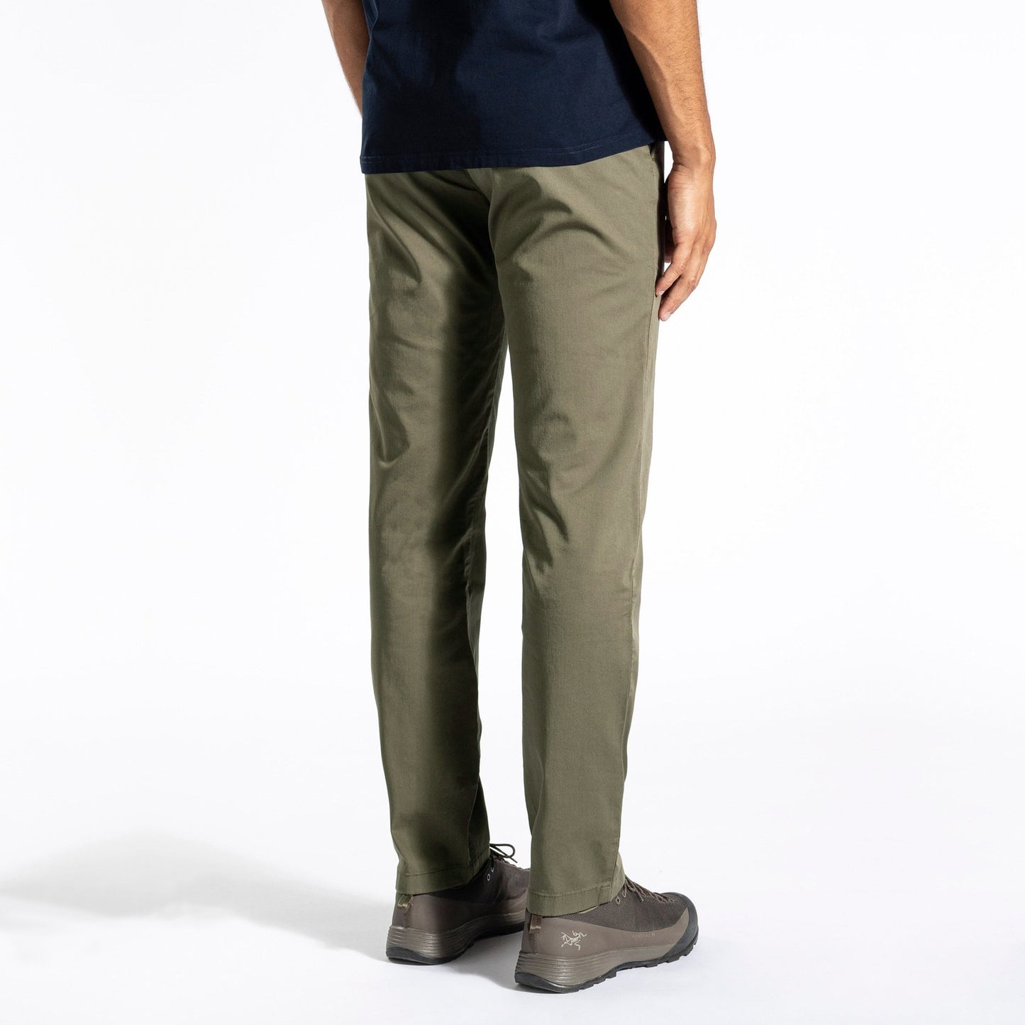 - Aros - Regular Light Stretch Trousers - Ivy Green