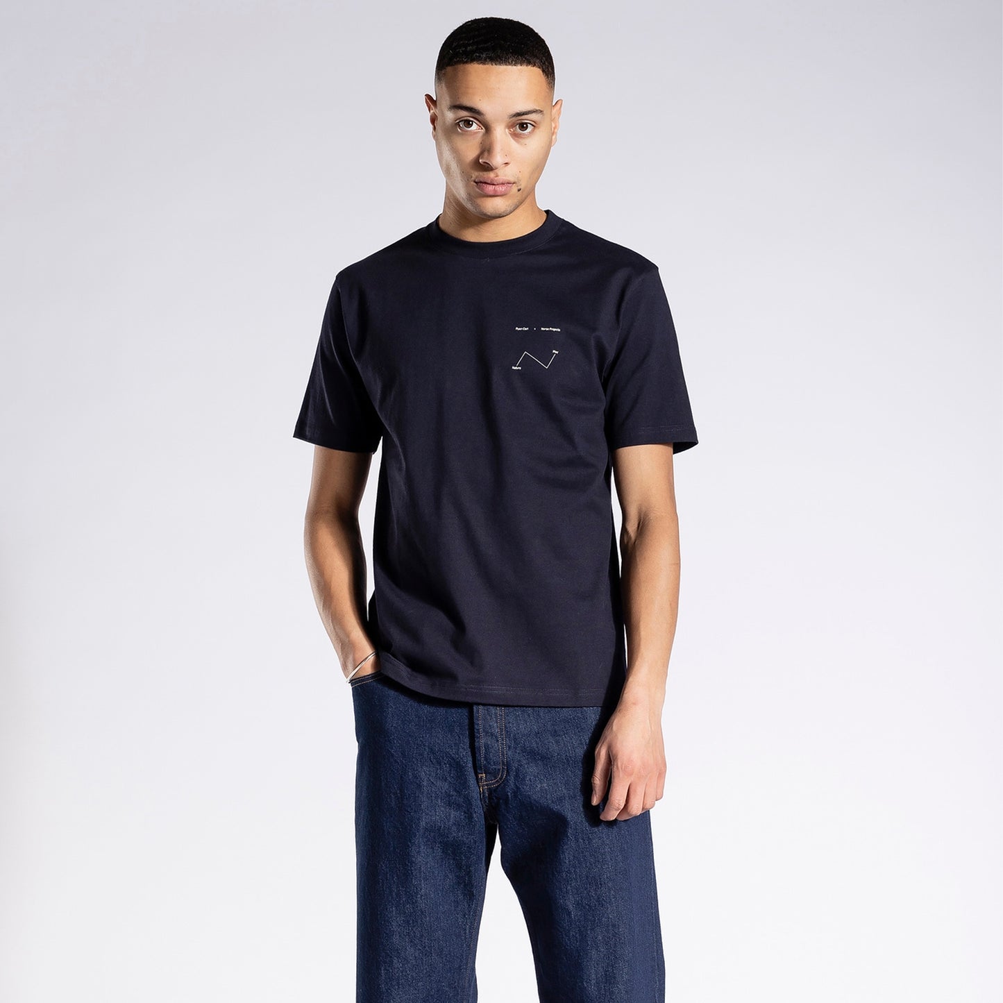 Johannes - Norse X Ryan Carl T-Shirt - Dark Navy