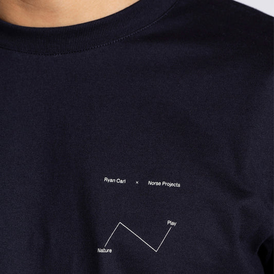 Johannes - Norse X Ryan Carl T-Shirt - Dark Navy