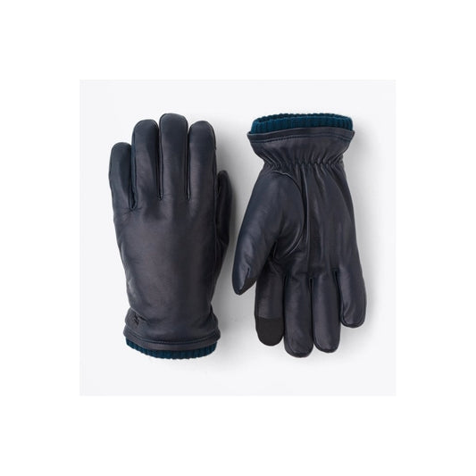 John - Leather Primaloft Gloves - Navy