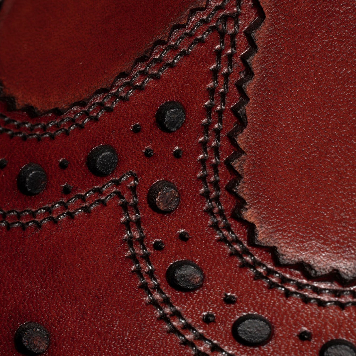 - Edwin - Designer Leather Brogues - Tan